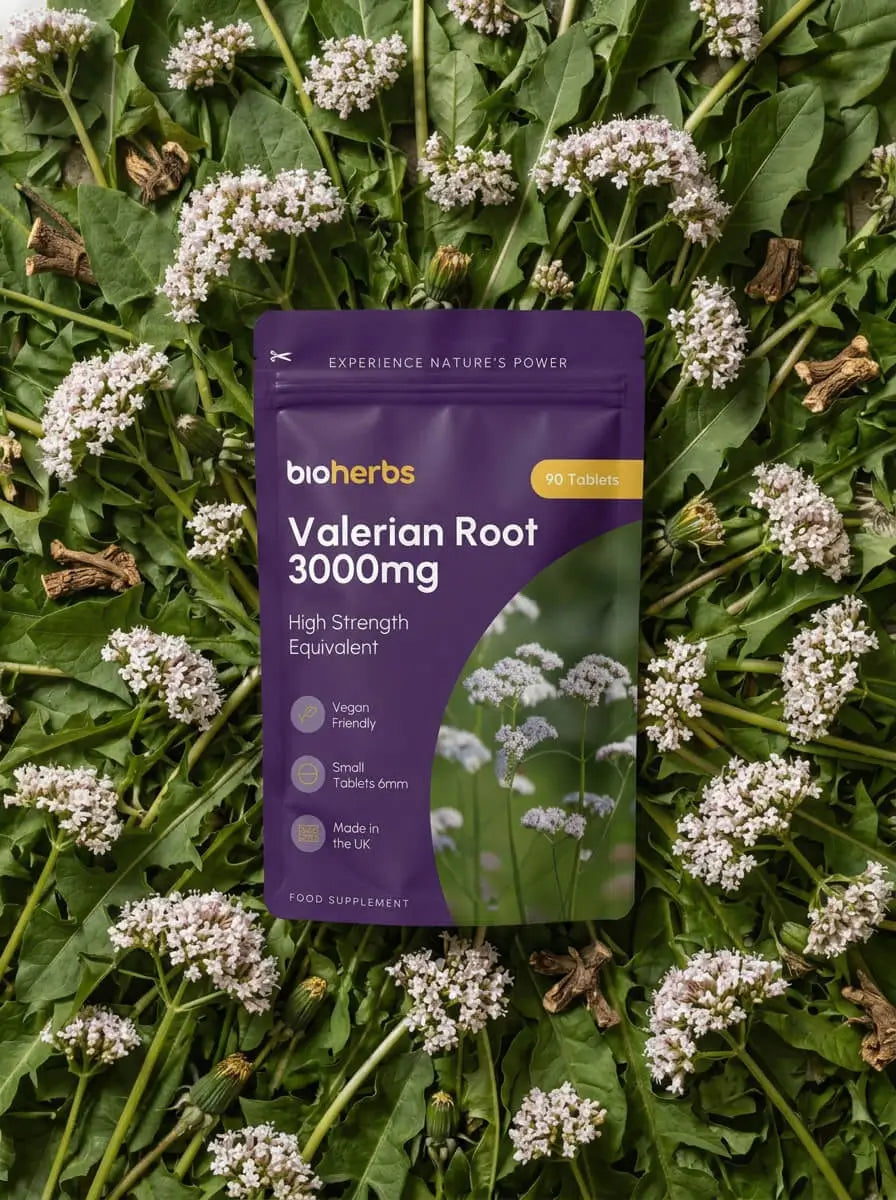 Valerian Root Tablets 3000mg – High Strength | 90 Tablets
