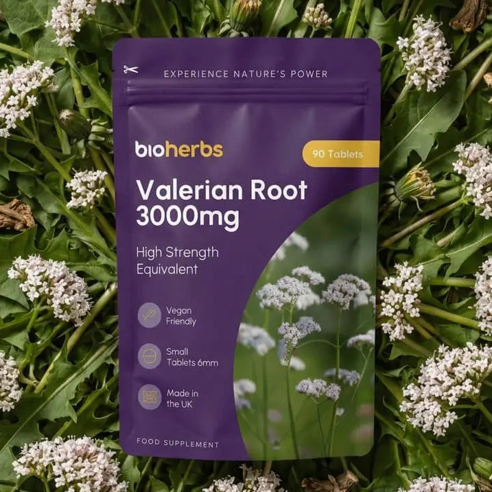 Valerian Root Tablets 3000mg – High Strength | 90 Tablets
