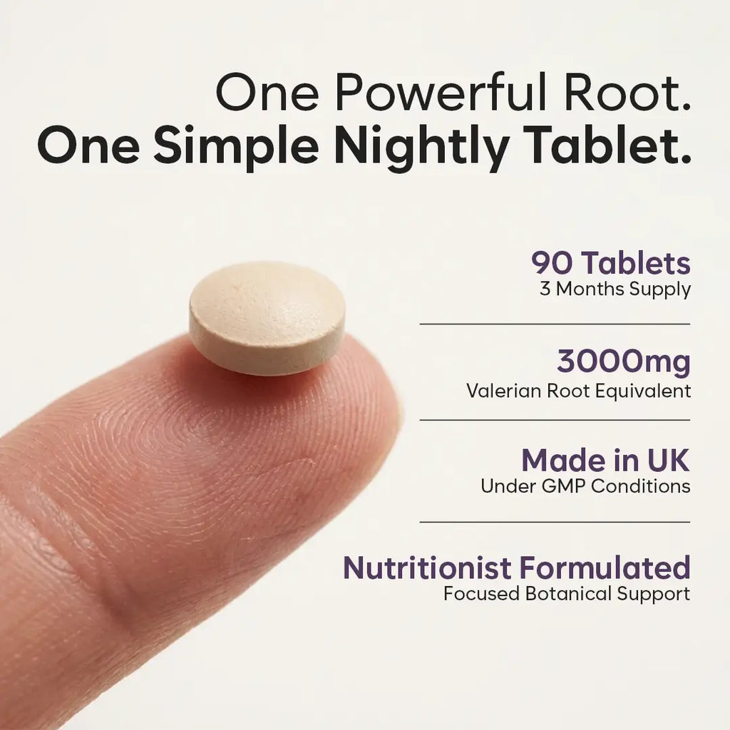 Valerian Root Tablets 3000mg – High Strength | 90 Tablets