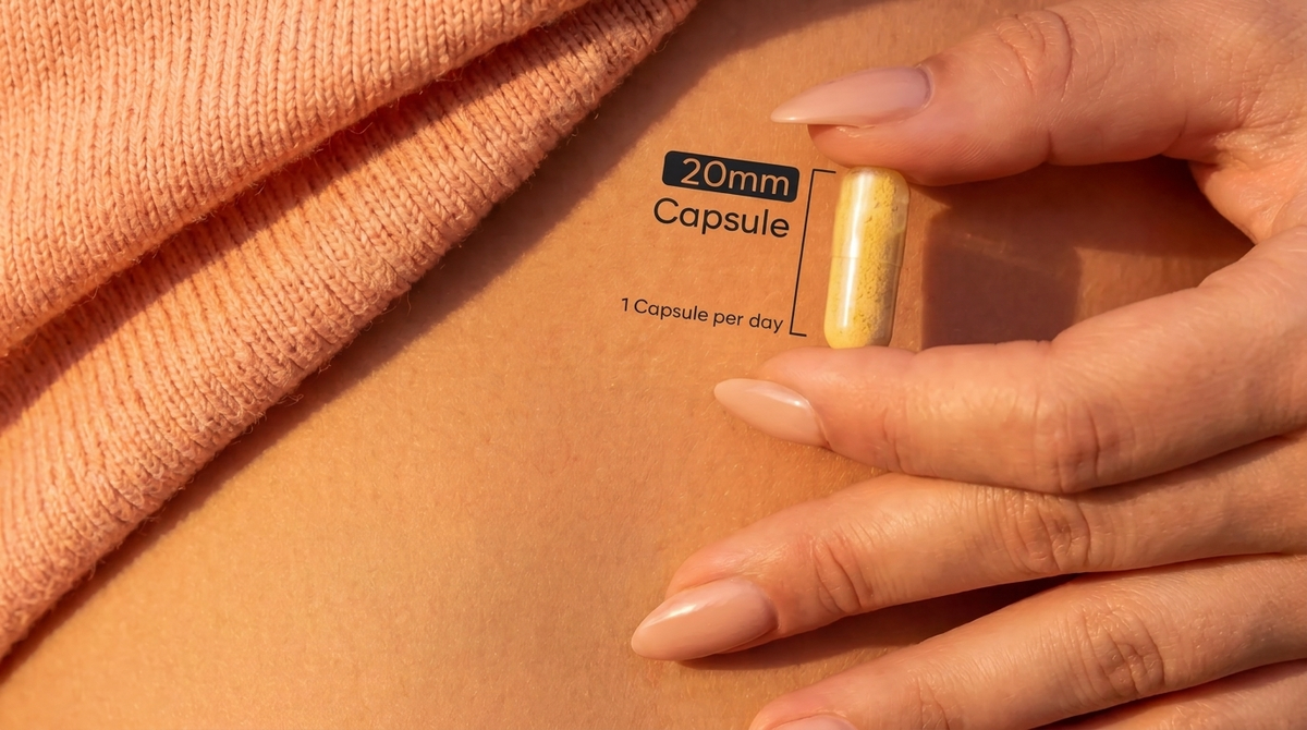 Holding a BioHerbs Berberine capsule